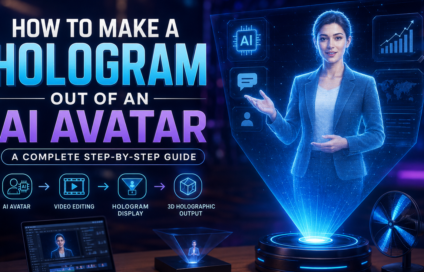 How to Make a Hologram Out of an AI Avatar