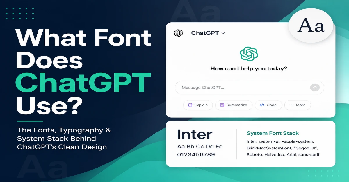 What Font Does ChatGPT Use